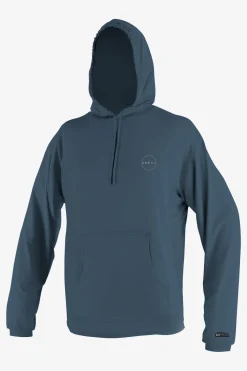 Uv Sun Protection & Rash Guards^O'Neill 24-7 Traveler Long Sleeve Sun Hoodie - Copen Blue |
