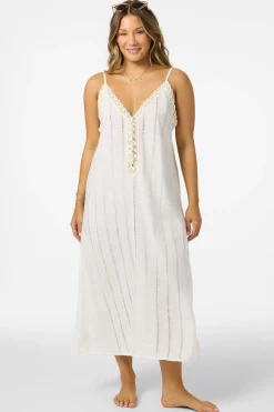 New Arrivals|Swim Cover-Ups^O'Neill Addison Midi Cover-Up Dress - | vanilla