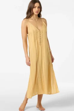 New Arrivals|Swim Cover-Ups^O'Neill Addison Midi Cover-Up Dress - | new wheat