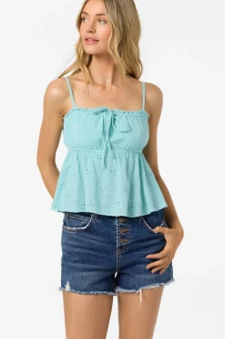 Tops^O'Neill Alexia Sleeveless Top - | nile blue