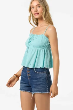 Tops^O'Neill Alexia Sleeveless Top - | nile blue