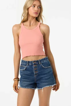 Tops^O'Neill Alyx Sleeveless Top - | coral haze