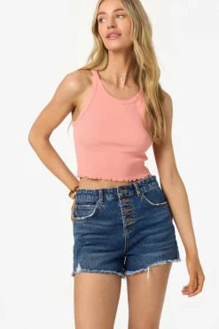 Tops^O'Neill Alyx Sleeveless Top - | coral haze