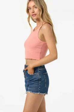 Tops^O'Neill Alyx Sleeveless Top - | coral haze