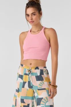 Tops^O'Neill Alyx Sleeveless Top - | peony
