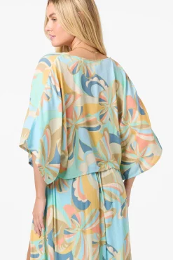 New Arrivals|Matching Sets^O'Neill Anna Printed Reversible Cover-Up Top