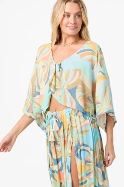 New Arrivals|Matching Sets^O'Neill Anna Printed Reversible Cover-Up Top
