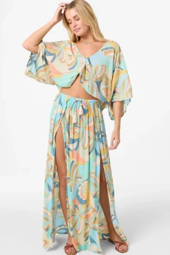 New Arrivals|Matching Sets^O'Neill Anna Printed Reversible Cover-Up Top