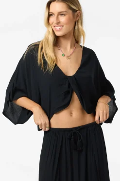 New Arrivals|Matching Sets^O'Neill Anna Reversible Cover-Up Top - | black