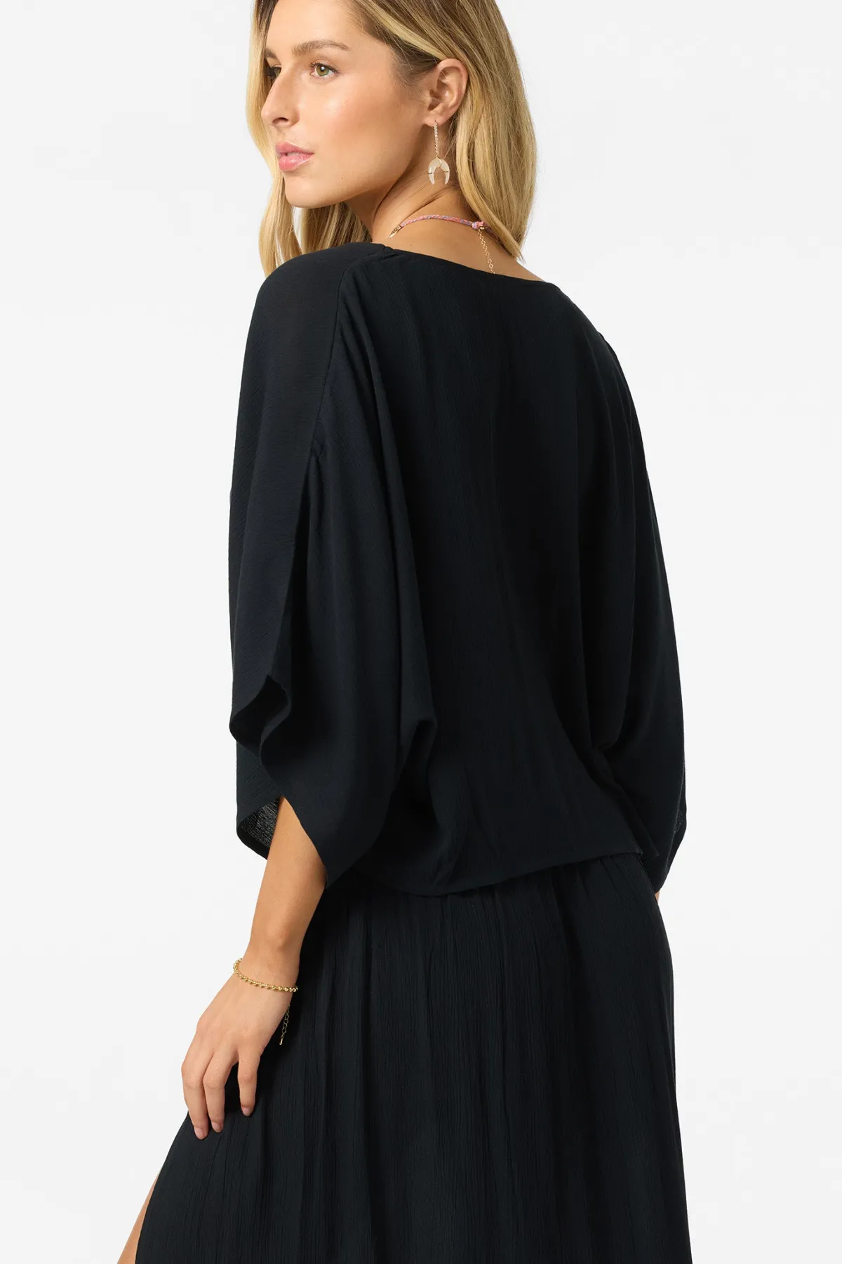 New Arrivals|Matching Sets^O'Neill Anna Reversible Cover-Up Top - | black