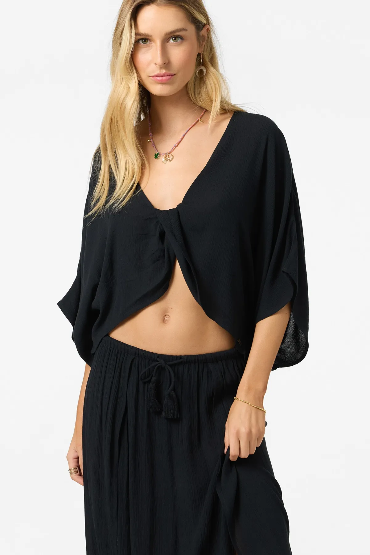 New Arrivals|Matching Sets^O'Neill Anna Reversible Cover-Up Top - | black