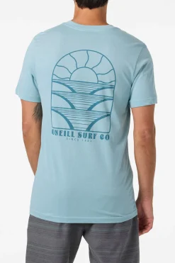 New Arrivals^O'Neill Arch Classic Tee stone blue