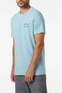 Tees & Tanks^O'Neill Arch Classic Tee Standard Fit Tee - | stone blue