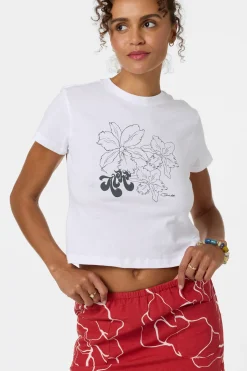 New Arrivals|Graphic Tees & Tanks^O'Neill Ariah Hawaii Fitted Tee - | white