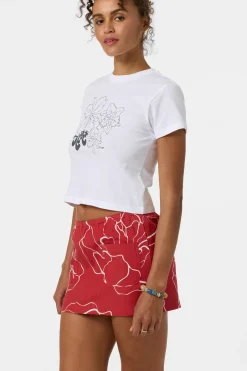 New Arrivals|Graphic Tees & Tanks^O'Neill Ariah Hawaii Fitted Tee - | white