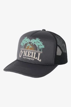 New Arrivals|Hats & Beanies^O'Neill Arlie Trucker Hat - | washed black