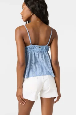 Tops^O'Neill Arna faded denim