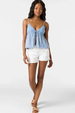 Tops^O'Neill Arna faded denim