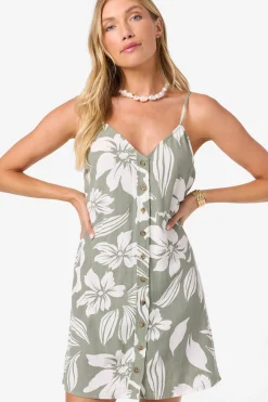 Dresses^O'Neill Atlee Floral Mini Dress Short Dress - | sea spray