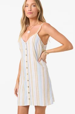 New Arrivals|Dresses^O'Neill Atlee Stripe Mini Dress Short Dress - | tapioca