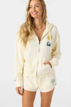 Sweaters, Hoodies & Fleece^O'Neill Atwood Palma Zip Hoody Zip Fleece - | winter white