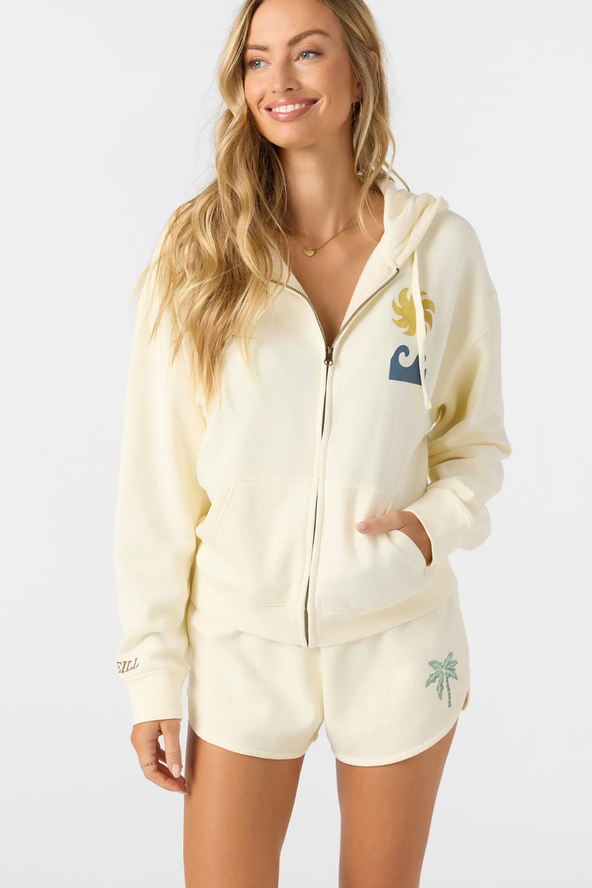 Sweaters, Hoodies & Fleece^O'Neill Atwood Palma Zip Hoody Zip Fleece - | winter white