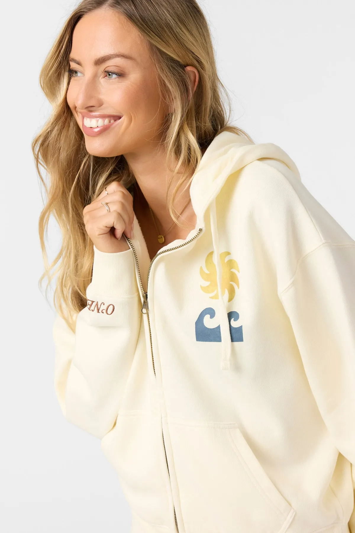 Sweaters, Hoodies & Fleece^O'Neill Atwood Palma Zip Hoody Zip Fleece - | winter white