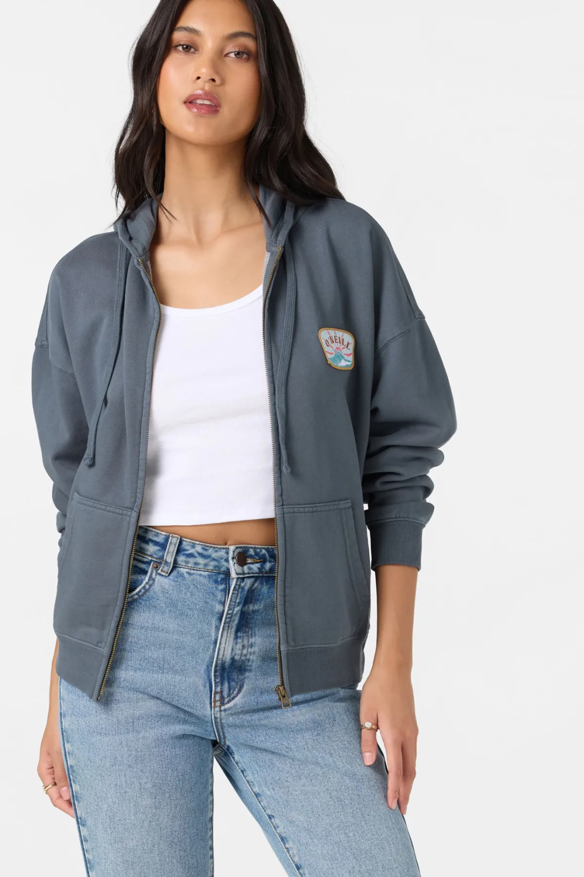 Sweaters, Hoodies & Fleece^O'Neill Atwood Zip Hoody Zip Fleece - | washed slate