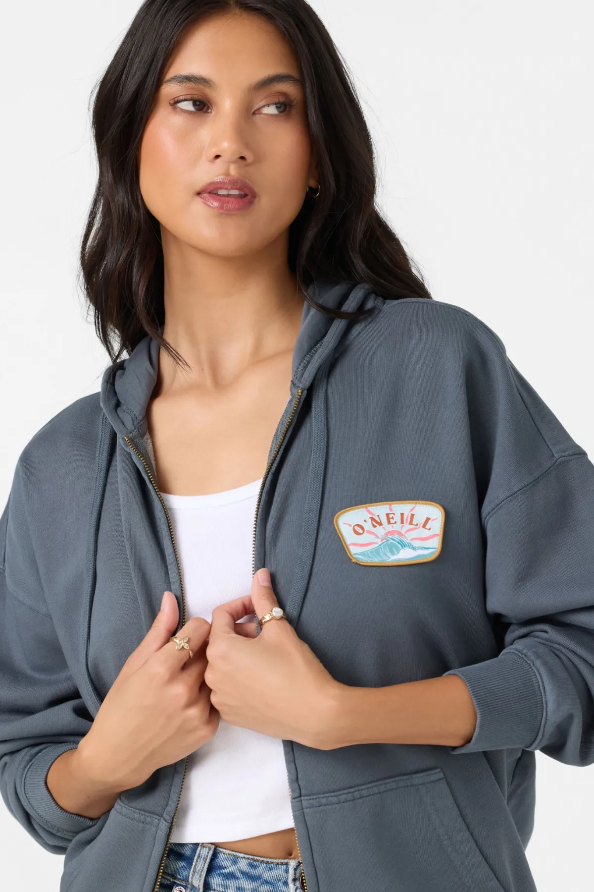 Sweaters, Hoodies & Fleece^O'Neill Atwood Zip Hoody Zip Fleece - | washed slate