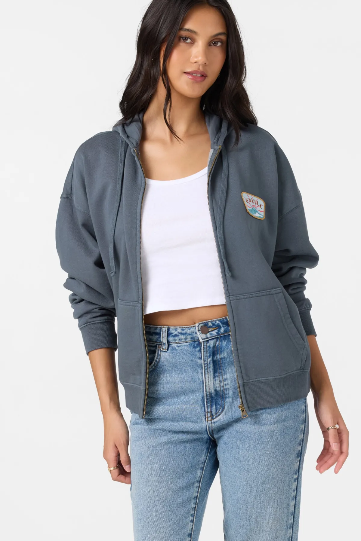 Sweaters, Hoodies & Fleece^O'Neill Atwood Zip Hoody Zip Fleece - | washed slate