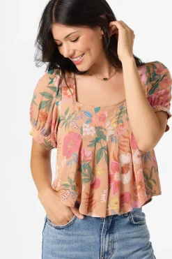 Tops^O'Neill Aubrielle Top - | cork