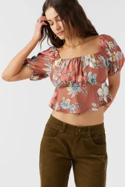 Tops^O'Neill Autumn Top - | cedar wood