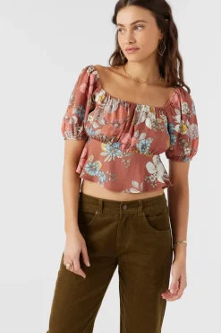 Tops^O'Neill Autumn Top - | cedar wood