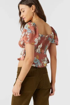 Tops^O'Neill Autumn Top - | cedar wood