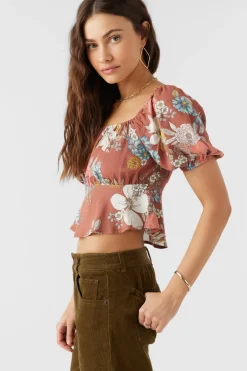 Tops^O'Neill Autumn Top - | cedar wood