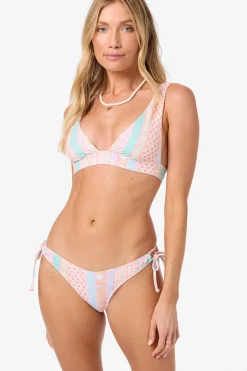 Bikini Tops^O'Neill Bali Floral Cancun Revo Bralette Top - | tapioca