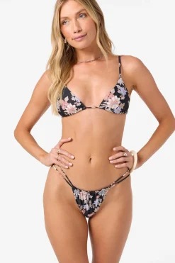 Bikini Tops^O'Neill Bali Floral Cayo Triangle Top - | black