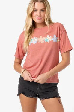 New Arrivals|Graphic Tees & Tanks^O'Neill Band Of Flowers Easy Tee canyon rose