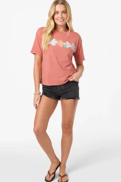 New Arrivals|Graphic Tees & Tanks^O'Neill Band Of Flowers Easy Tee canyon rose