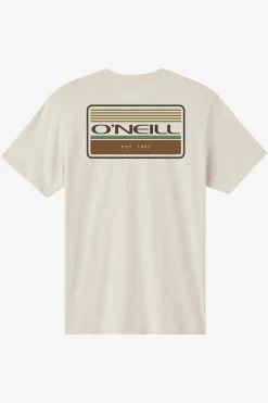 Tees & Tanks^O'Neill Banner Standard Fit Tee - | lt khaki