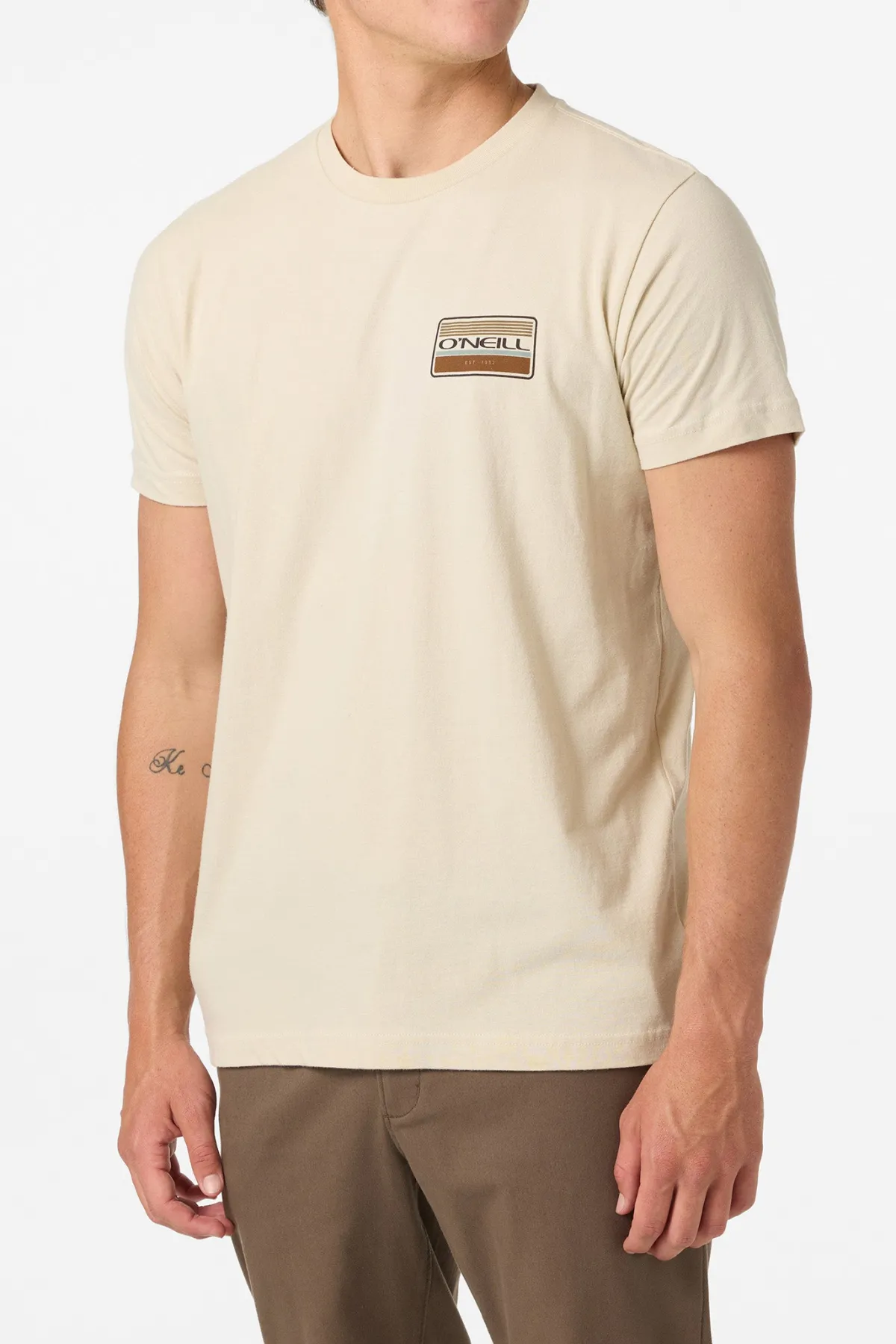 Tees & Tanks^O'Neill Banner Standard Fit Tee - | lt khaki