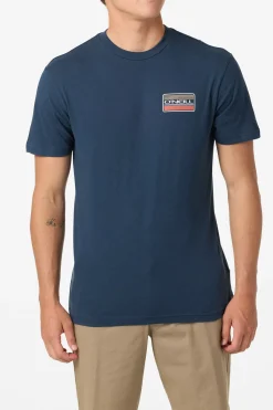 Tees & Tanks^O'Neill Banner Standard Fit Tee - | new navy