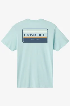Tees & Tanks^O'Neill Banner Standard Fit Tee - | pastel turquoise