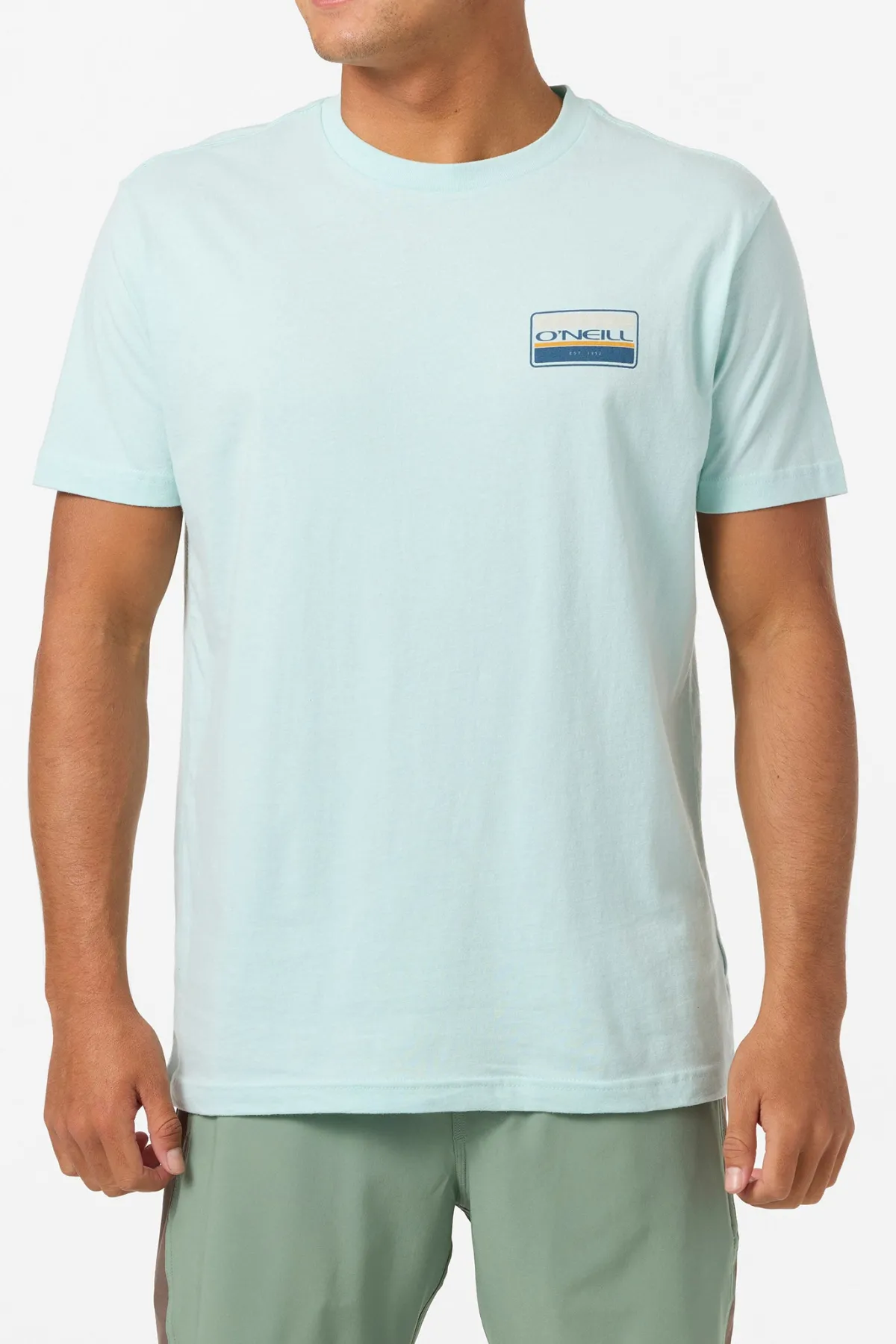 Tees & Tanks^O'Neill Banner Standard Fit Tee - | pastel turquoise