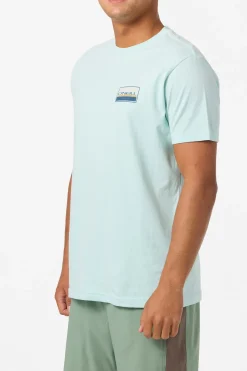 Tees & Tanks^O'Neill Banner Standard Fit Tee - | pastel turquoise