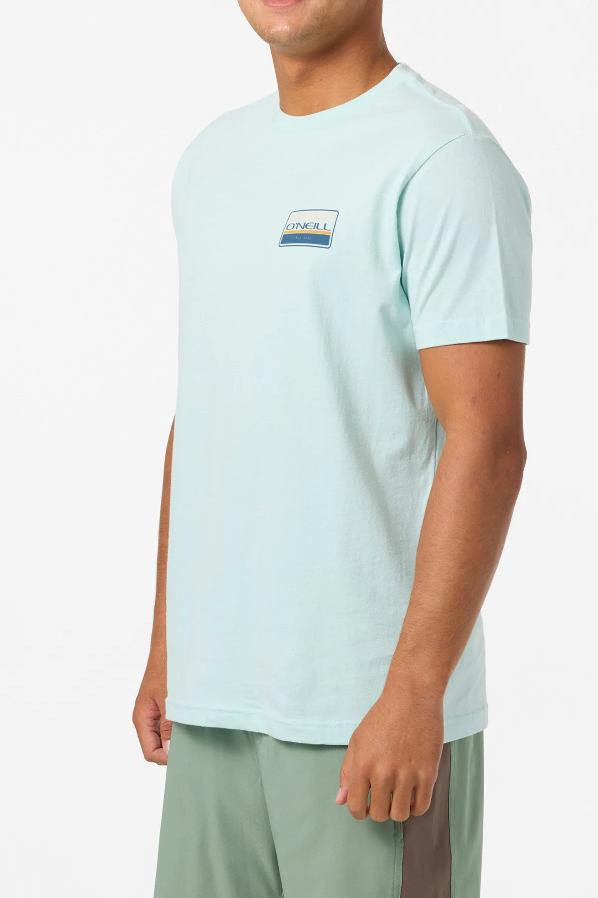 Tees & Tanks^O'Neill Banner Standard Fit Tee - | pastel turquoise