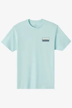 Tees & Tanks^O'Neill Banner Standard Fit Tee - | pastel turquoise