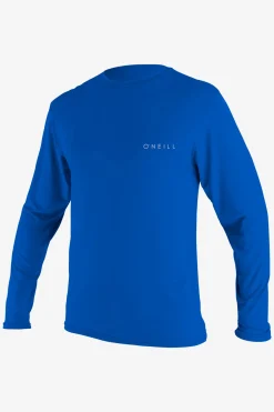 Uv Sun Protection & Rash Guards^O'Neill Basic Skins 30+ Long Sleeve Sun Shirt - Pacific |