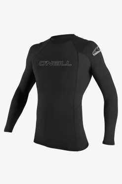 Uv Sun Protection & Rash Guards^O'Neill Basic Skins 50+ Long Sleeve Rashguard - | black