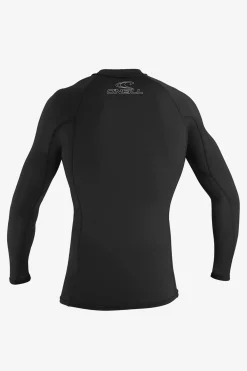 Uv Sun Protection & Rash Guards^O'Neill Basic Skins 50+ Long Sleeve Rashguard - | black